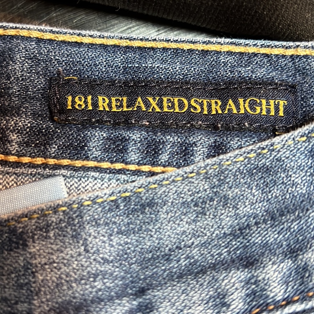 LUCKY BRAND men’s jeans 36/32 (30) 181 relaxed straight fit - Picture 2 of 8